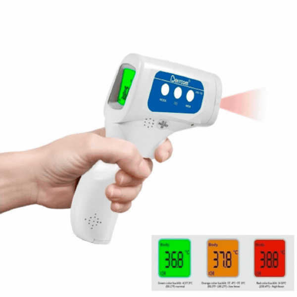 Termómetro Berrcom JXB-178 y visualización de temperatura