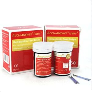 Tiras Reactivas Hemoglobina, 4 Parámetros de Accu-Answer