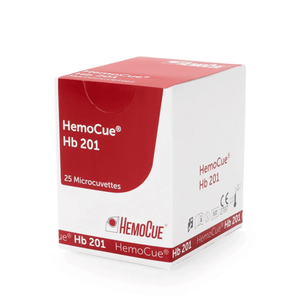 Envase de microcubetas HemoCue Hb 201