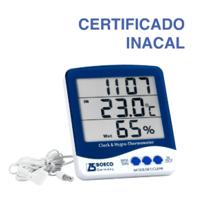 Termohigrómetro BOECO SH-110 con certificado de calibración