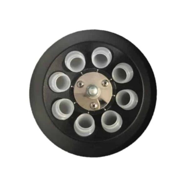 Vista superior del rotor de ocho posiciones de la Greetmed LSC-408
