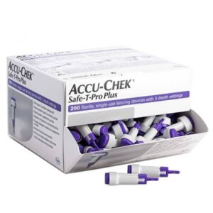 Lancetas Retráctil Accu-Check Safe T Pro Plus