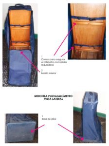 Tallímetro Móvil de madera Adulto