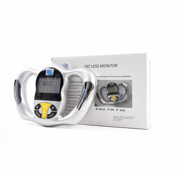 Medidor de grasa corporal REDMED y empaque
