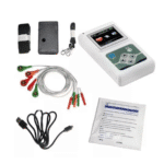 Holter ECG Contec De 3 Canales TLC9803 — equipo con sus accesorios