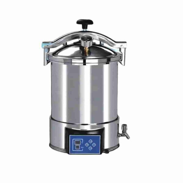 Autoclave digital GreetMed YX-18HDD, vista del equipo y panel inferior