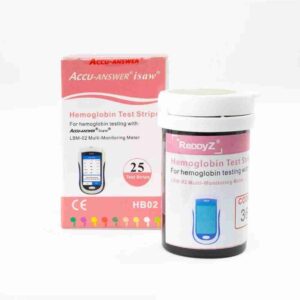 Envase HB02 y frasco de tiras de hemoglobina para Reddyz LBM-02