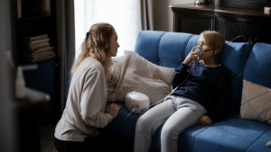 Tratamiento de nebulización cómodo en casa