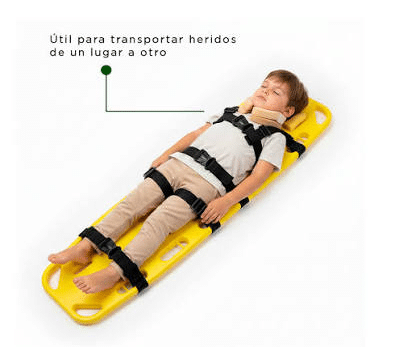 Camilla Rígida de Rescate Pediátrica