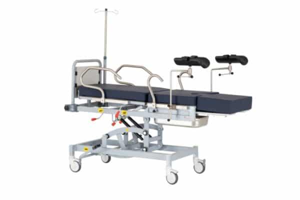 Cama de parto hidráulica Mespa Relax 1080 en posición horizontal