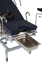 Detalle del asiento y bandeja de la cama Mespa Relax 1080