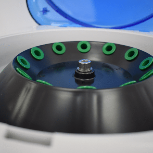 Detalle del rotor de doce posiciones de la GreatLab HW12M