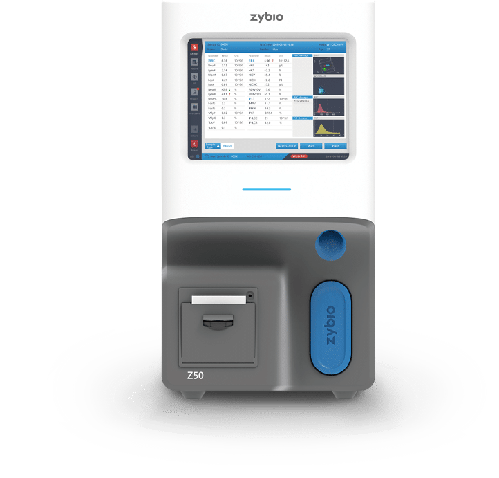 Analizador Hematológico de 5 Diferenciales ZYBIO Z50