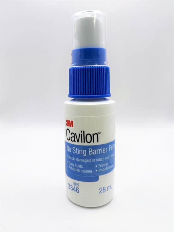 Spray 3M Cavilon 3346 de 28ml vista oblicua del frasco