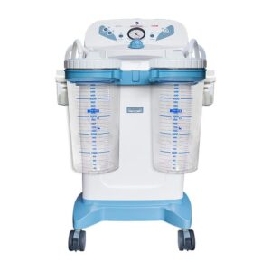 Aspirador CA-MI New Hospivac 350 FS con dos frascos de 5 litros