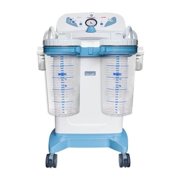 Aspirador CA-MI New Hospivac 350 FS con dos frascos de 5 litros