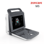 Ecógrafo portátil Zoncare M5 con pantalla y panel de controles