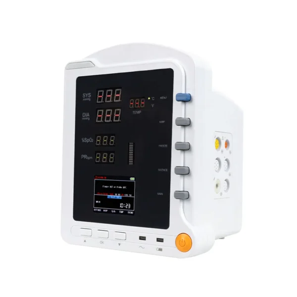 Monitor De 3 Parametros Contec CMS5100 2 Monitor Contec CMS5100: vista lateral de las conexiones