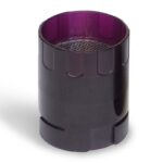 Turbina reusable MIR 910002, vista lateral del cuerpo y malla superior