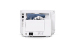 Monitor Comen ND10: vista posterior y compartimento para accesorios