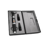 Otoscopio GMD GMDOT-100 con espéculos dentro de su estuche