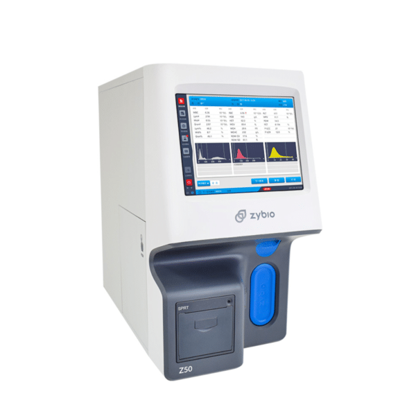 Analizador hematológico Zybio Z50 en vista de conjunto