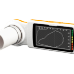 Espirómetro MIR Spirodoc con sensor de espirometría y curva en pantalla