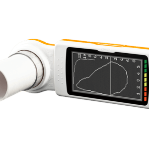 Espirómetro MIR Spirodoc con sensor de espirometría y curva en pantalla