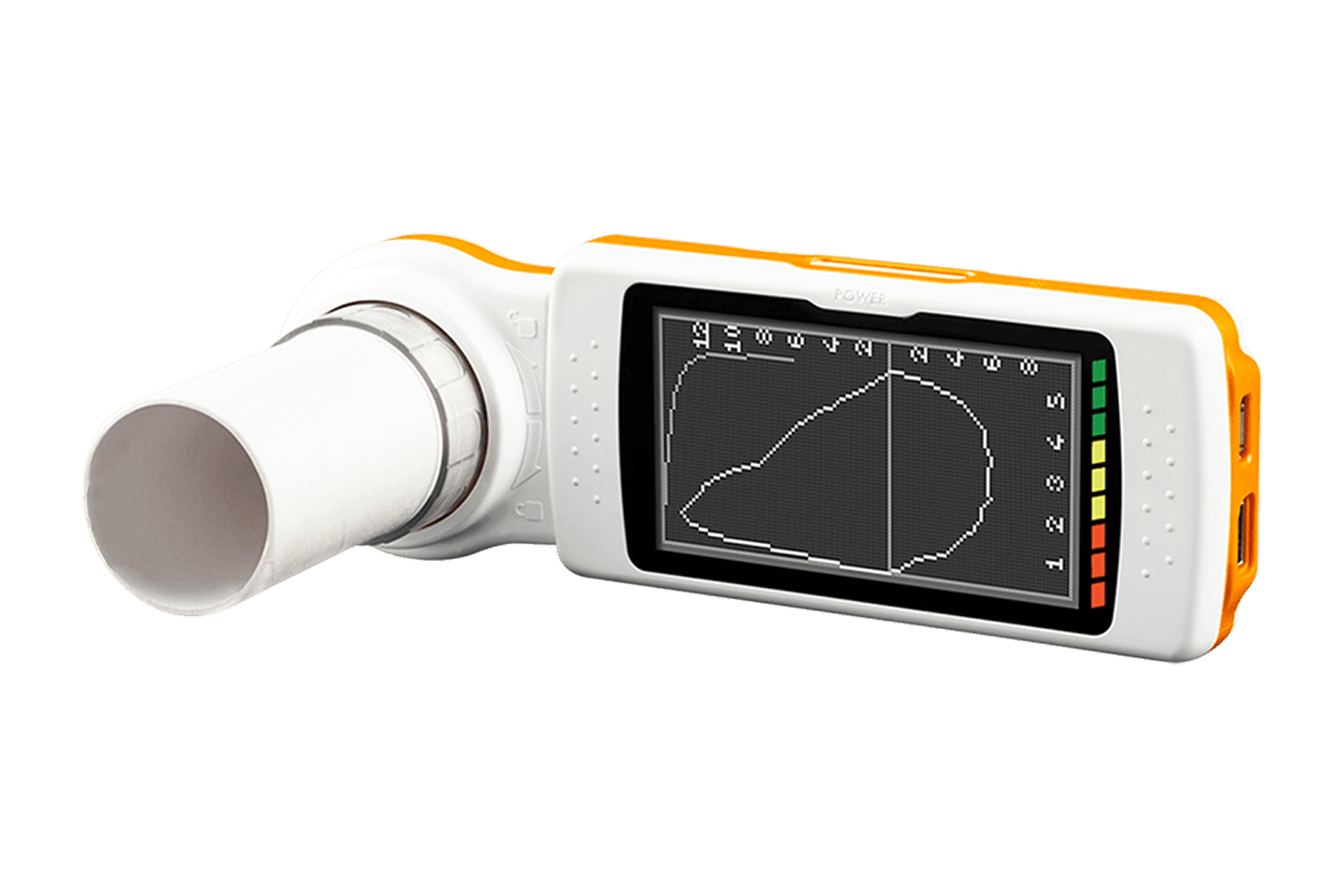 Espirómetro MIR Spirodoc con sensor de espirometría y curva en pantalla Espirómetro MIR Spirodoc con sensor de espirometría y curva en pantalla