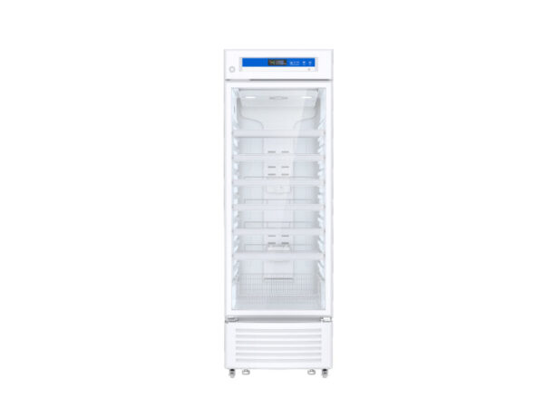 Refrigerador Meling YC-395L visto de frente con puerta cerrada