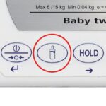 Detalle del panel de la balanza pediátrica Wunder Baby02