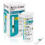 Tiras Accu-Chek Active: caja, frasco y tira individual