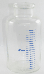 Frasco de vidrio Silfab de 2 litros, componente del aspirador N35V