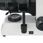 Iluminación y controles de enfoque del microscopio GreatLab XSZ-166