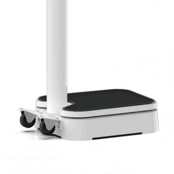 Base posterior y ruedas de la balanza Wunder R2020